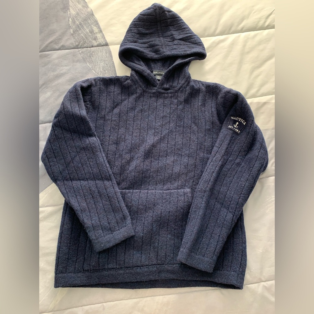 Nautica Men's Size MEDIUM Sweater hoodie